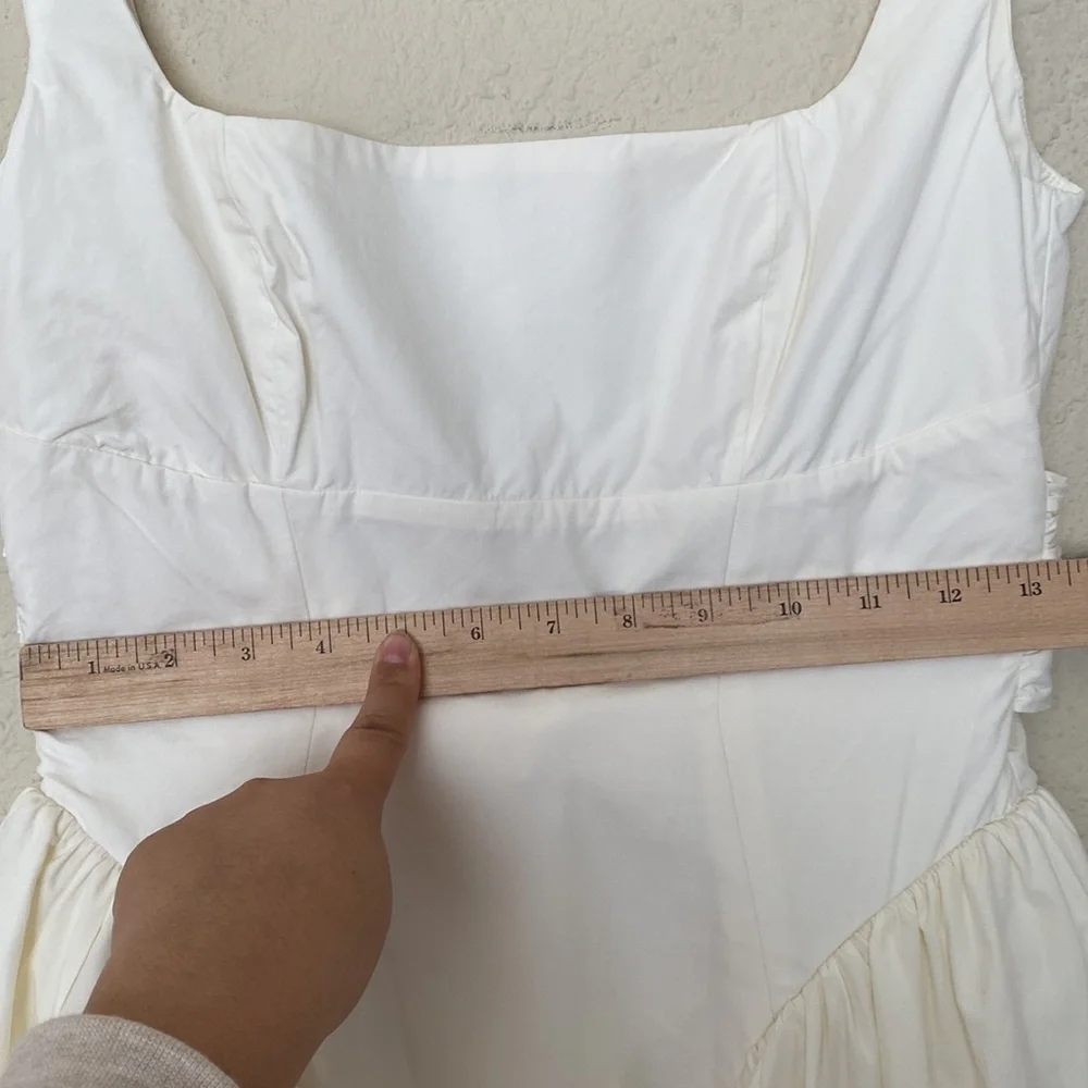 HOUSE OF CB 'Florianne' Ivory Bow Mini Dress NWOT size S - Picture 8 of 11